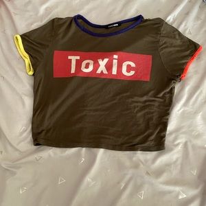 Fashion nova toxic crop top